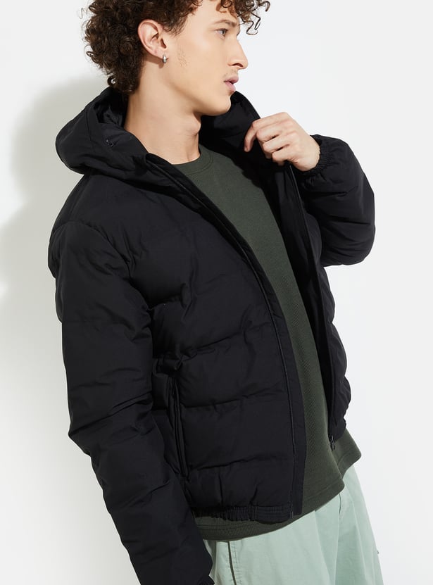 URB_N Men Hooded Puffer Jacket