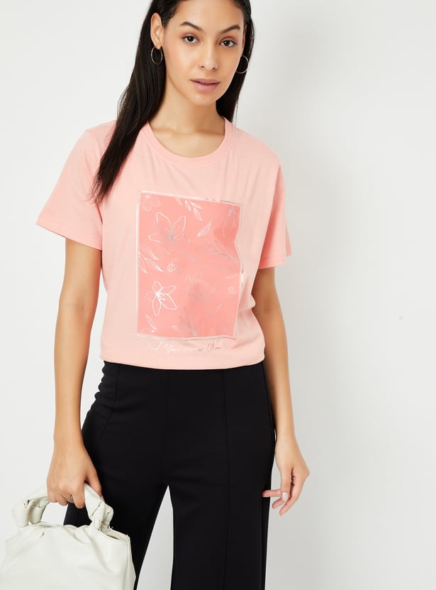 Women Printed T-shirt - Pack of 2