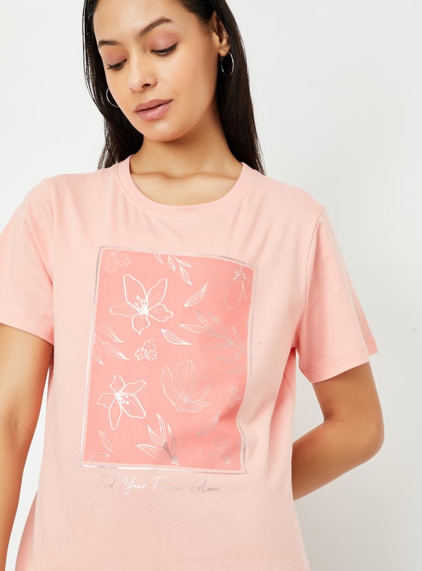 Women Printed T-shirt - Pack of 2