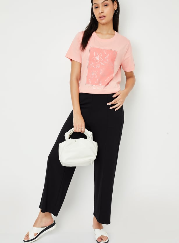 Women Printed T-shirt - Pack of 2