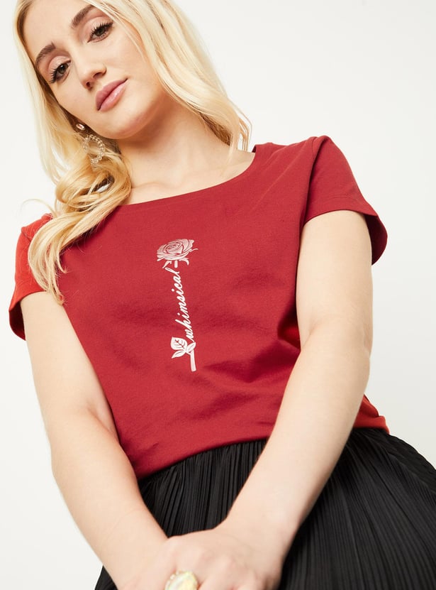 Women Printed T-shirt - Pack of 2