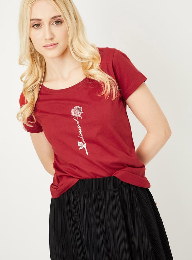 Women Printed T-shirt - Pack of 2