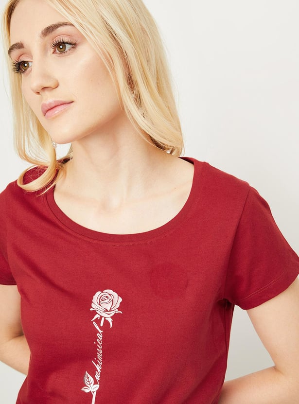 Women Printed T-shirt - Pack of 2
