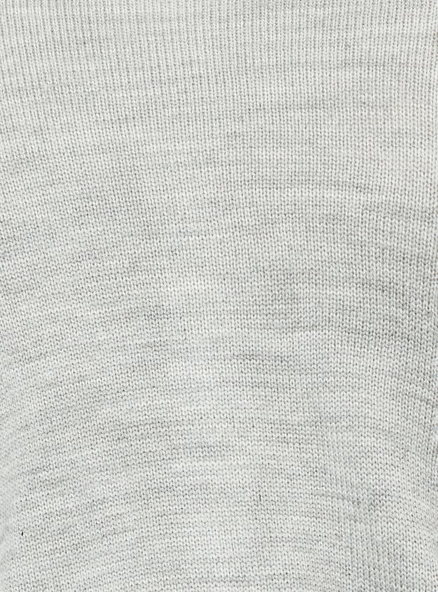 Men Knit Zip Cardigan