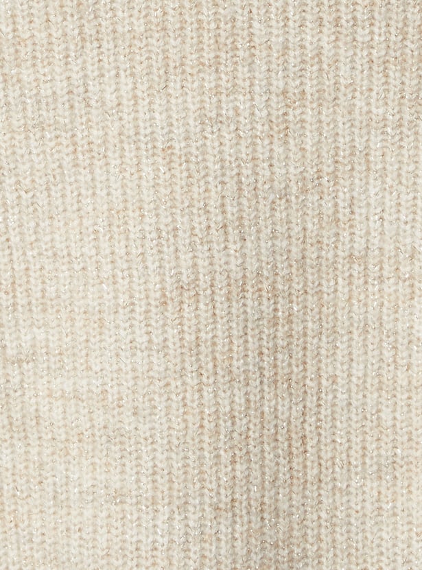 Women Button Detailed Raglan Sleeve Sweater