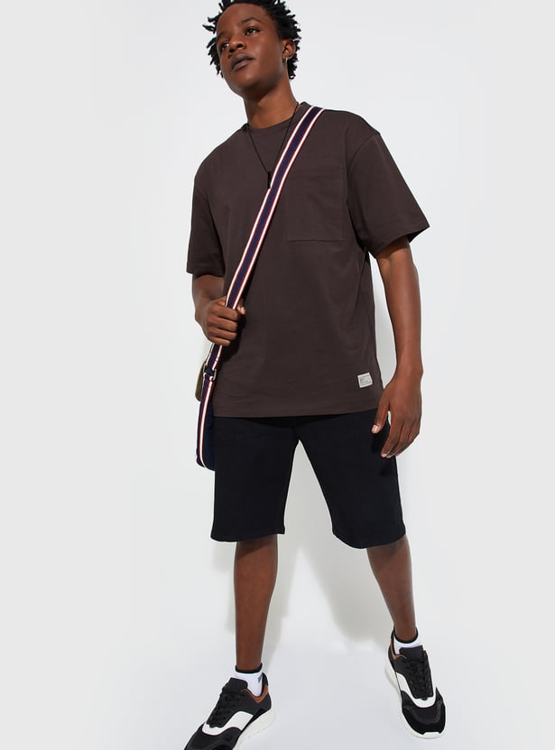 URB_N Men Oversized Solid T-shirt