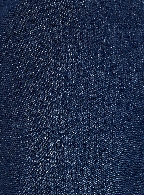 Women Straight Fit Washed Jeans