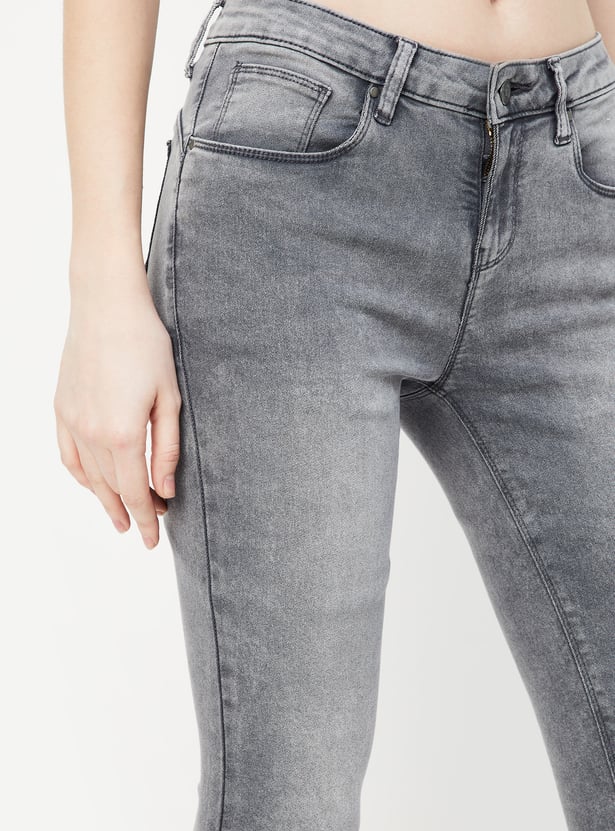 Women Washed Skinny Fit Jeans