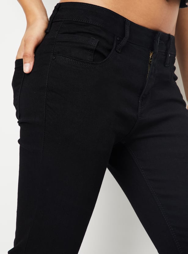 Women Solid Skinny Fit Jeans