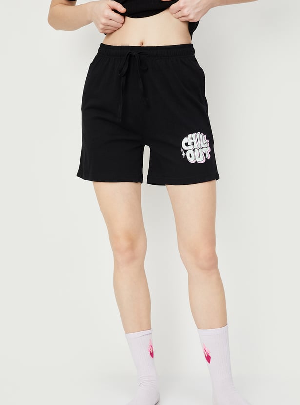 Women Printed Sleep Shorts