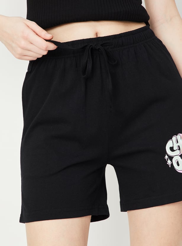 Women Printed Sleep Shorts