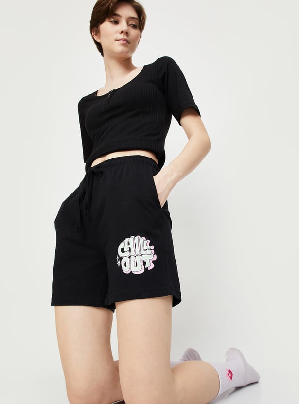 Women Printed Sleep Shorts