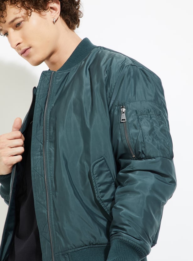 Buy URB_N Men MA1 Bomber Jacket Online at just Rs. 2799.0