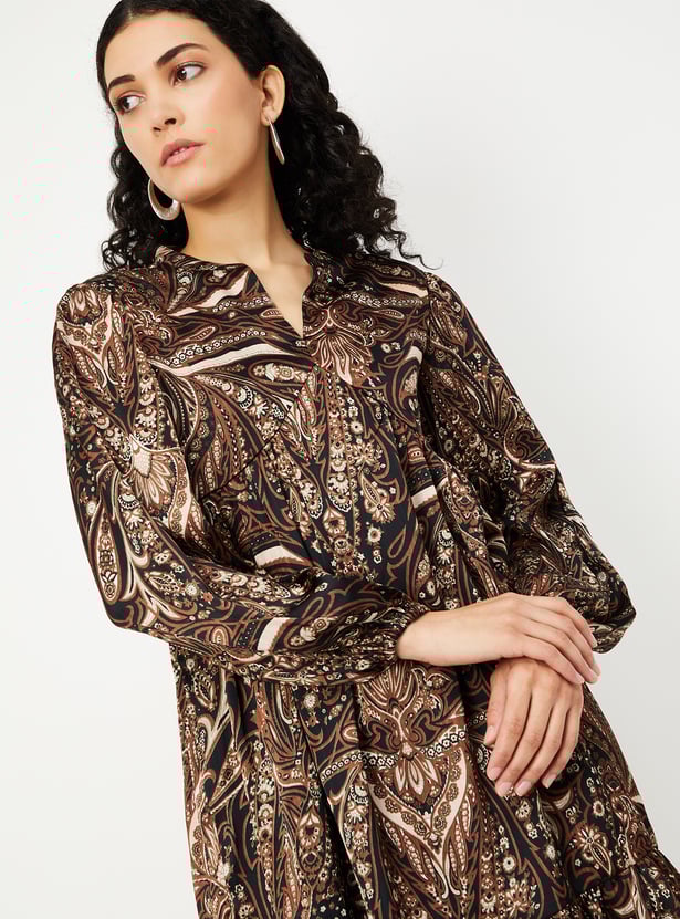 Women Printed A-line Dress