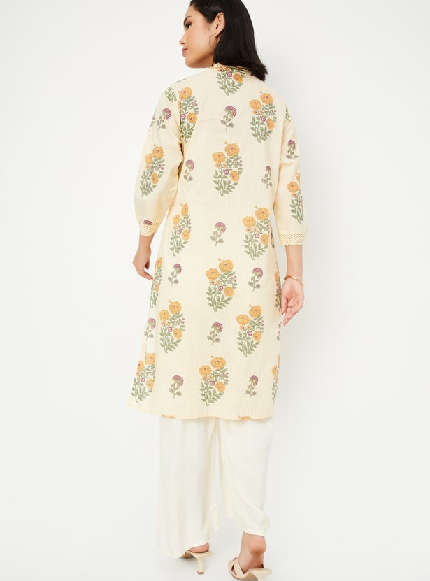Women Printed Straight Kurta