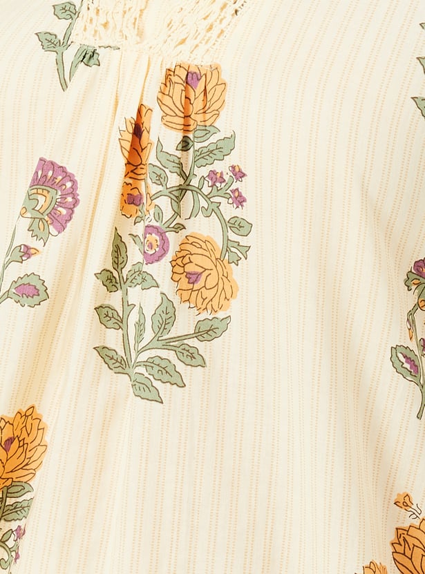 Women Printed Straight Kurta