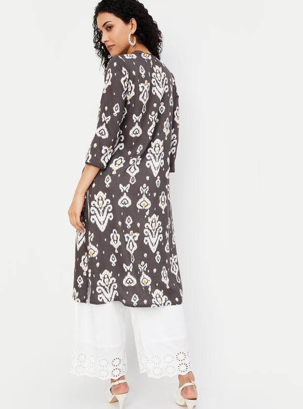 Women Printed Straight Kurta