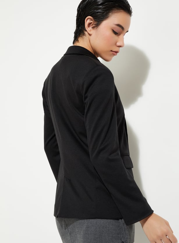 URB_N Women Solid Single-Breasted Blazer