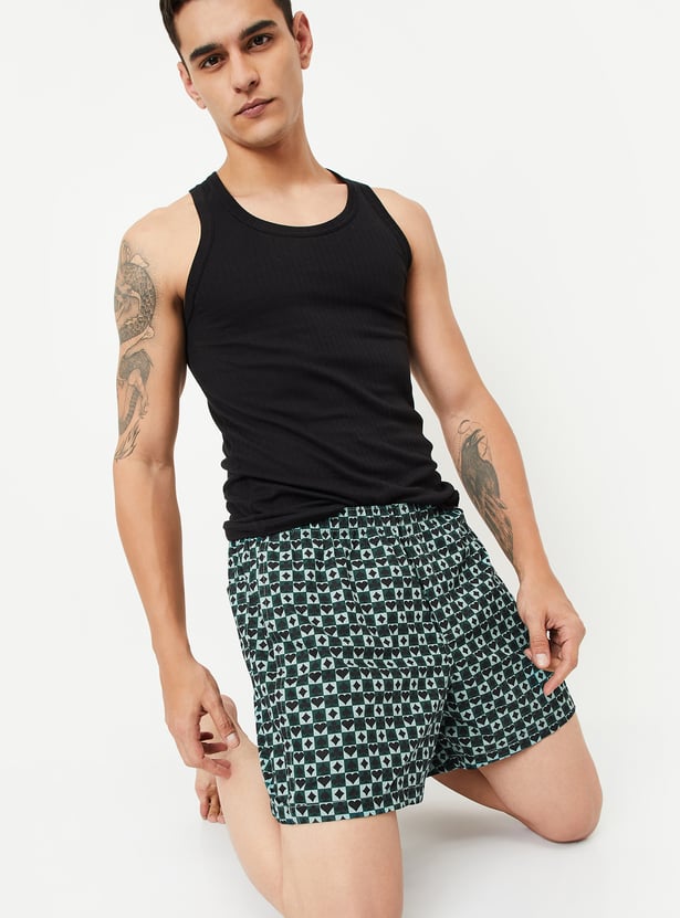 Men Printed Boxers
