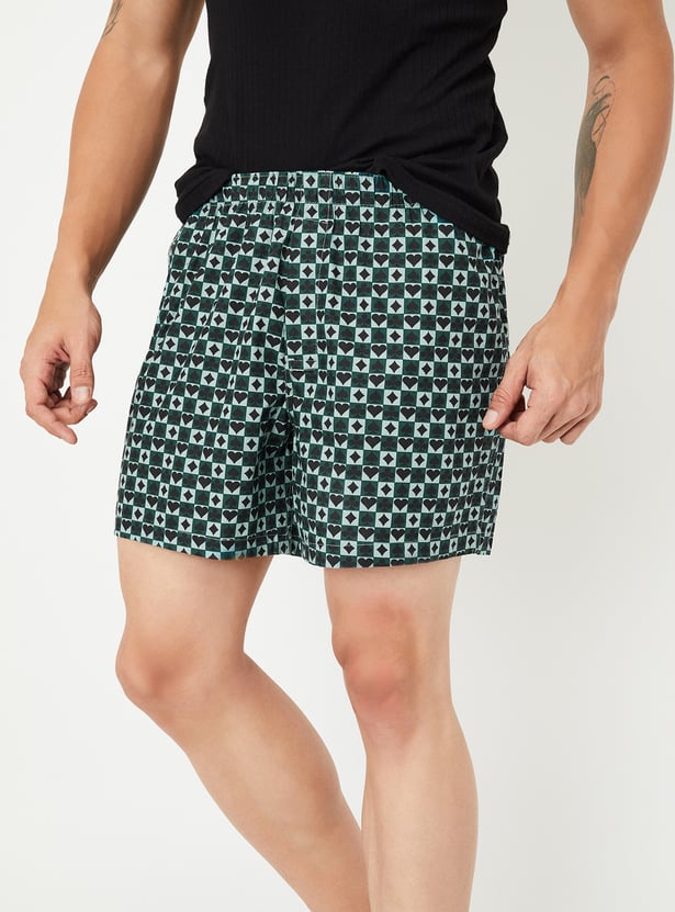 Men Printed Boxers