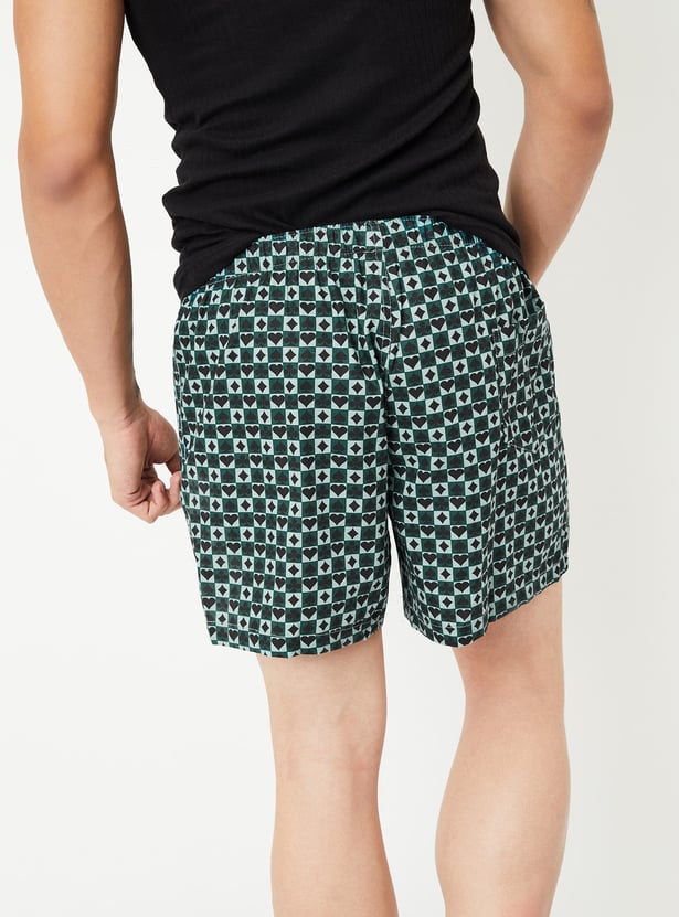 Men Printed Boxers