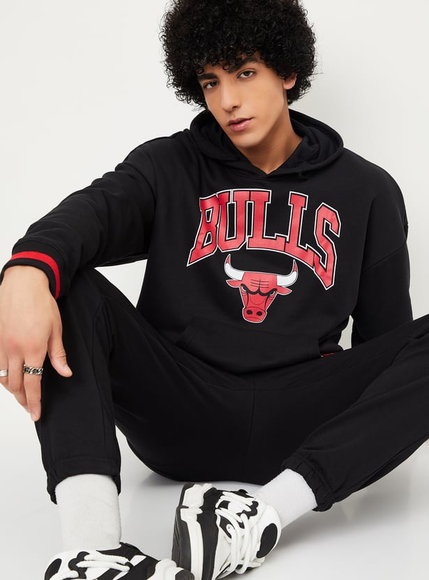 Men Graphic Printed Hooded Sweatshirt