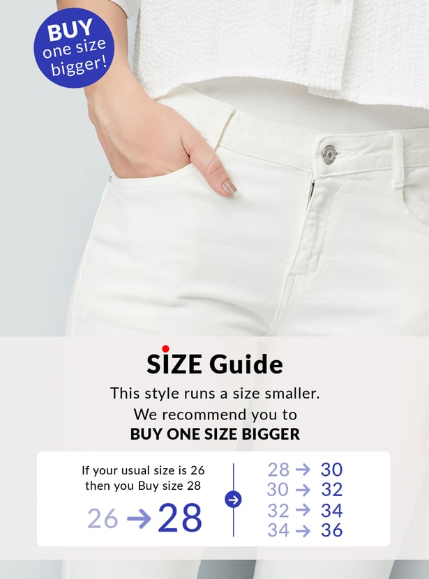 Women Solid Skinny Fit Push-Up Jeans