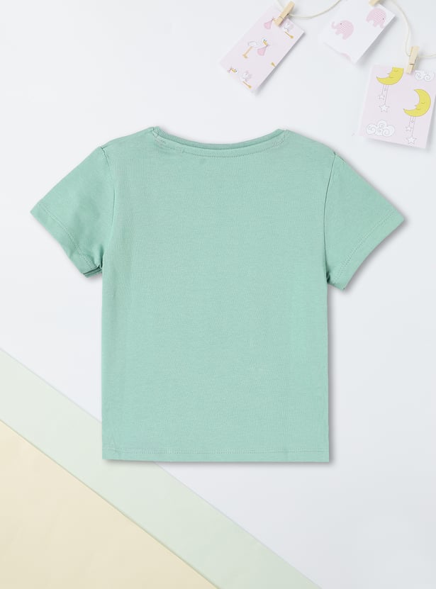 Girls Printed T-shirt - Pack of 2