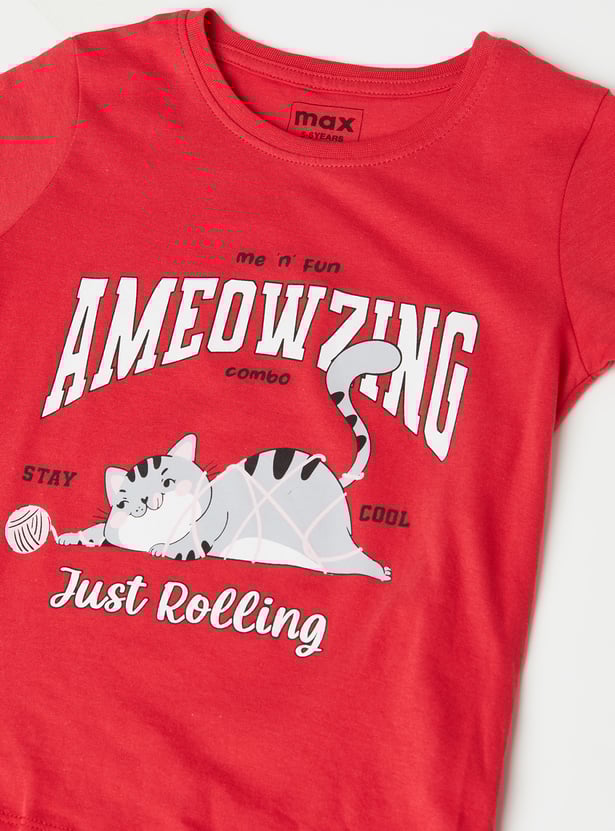 Girls Printed T-shirt