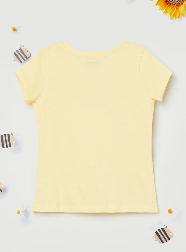 Girls Graphic Print T-shirt