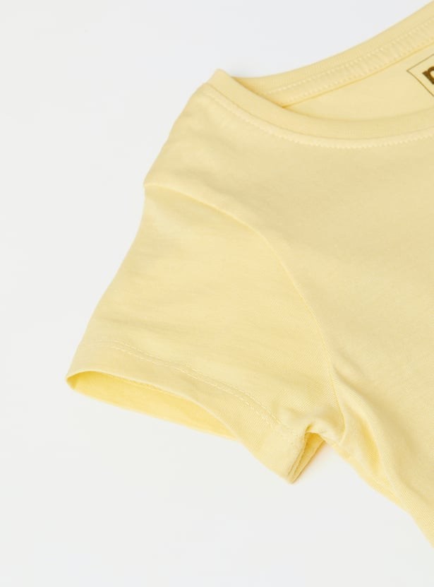 Girls Graphic Print T-shirt