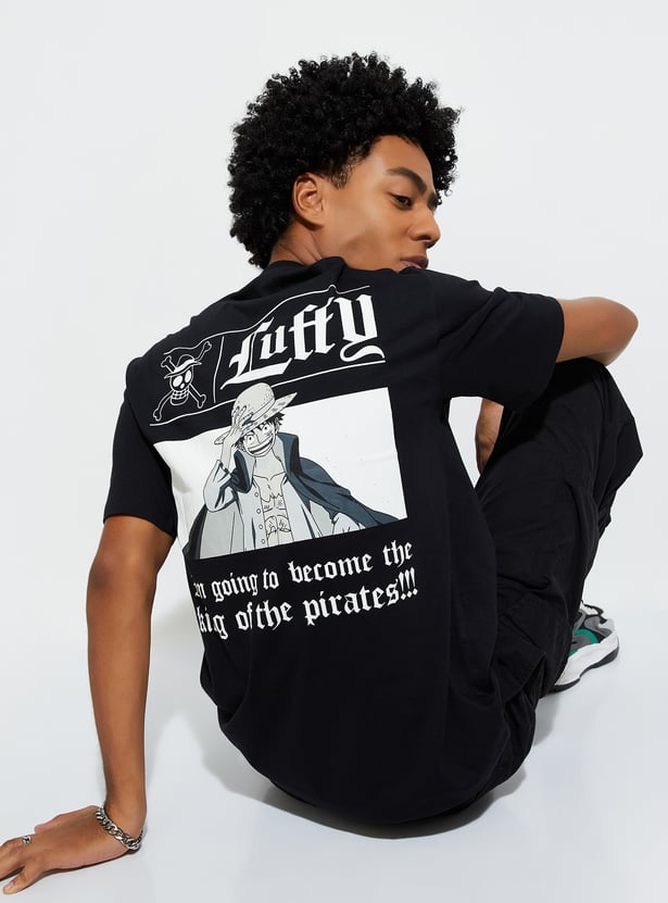 Buy URB_N Men One Piece Print Oversized T-shirt Online at