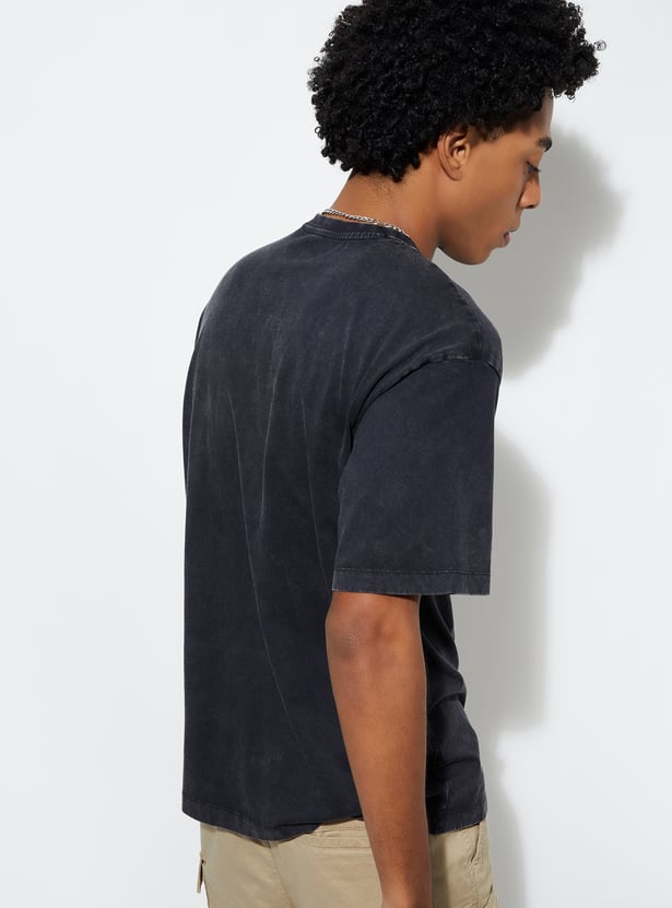 Buy URB_N Men Printed Oversized T-shirt Online at just Rs