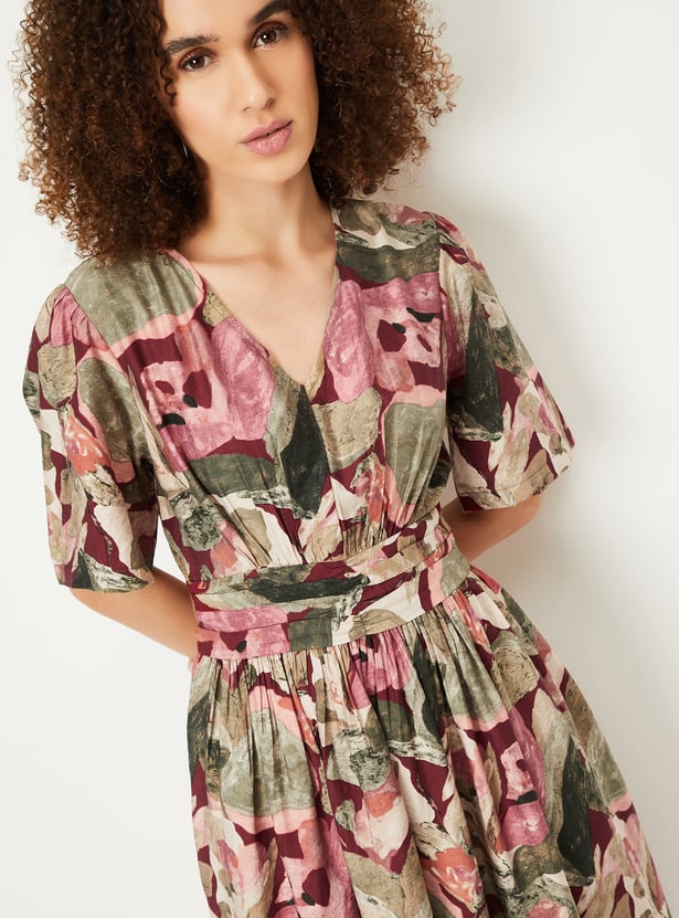 Kalki x Max Women Printed Fit & Flare Dress