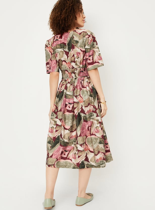 Kalki x Max Women Printed Fit & Flare Dress