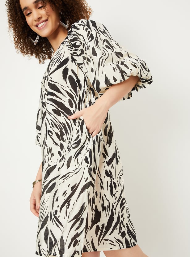 Kalki x Max Women Printed A-line Dress