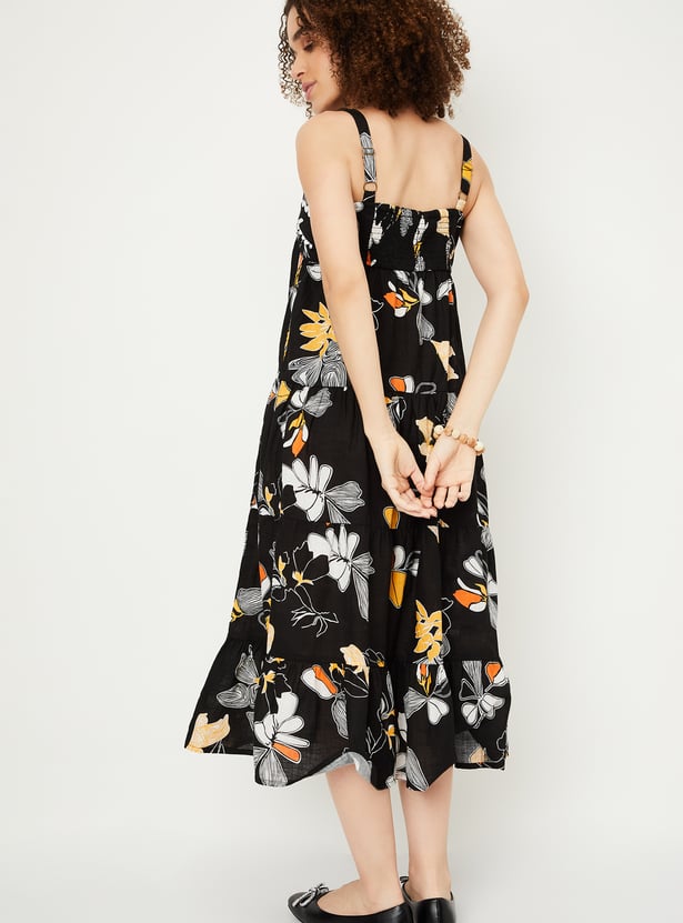 Kalki x Max Women Floral Printed Tiered Dress