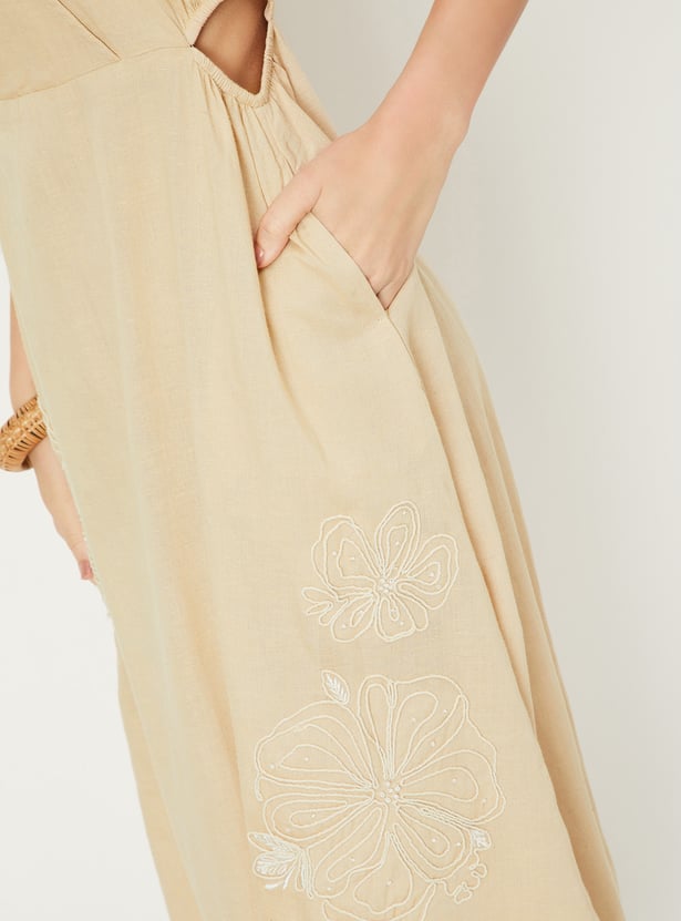 Kalki x Max Women Embroidered A-line Dress