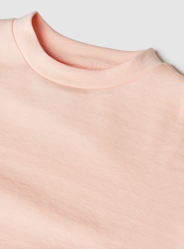 Girls Solid Sweatshirt