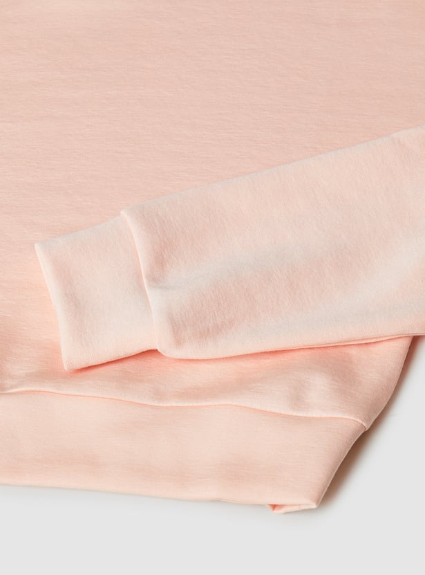 Girls Solid Sweatshirt