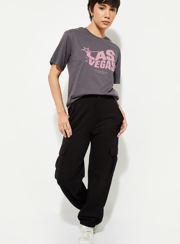 URB_N Women Printed Relaxed Fit T-shirt