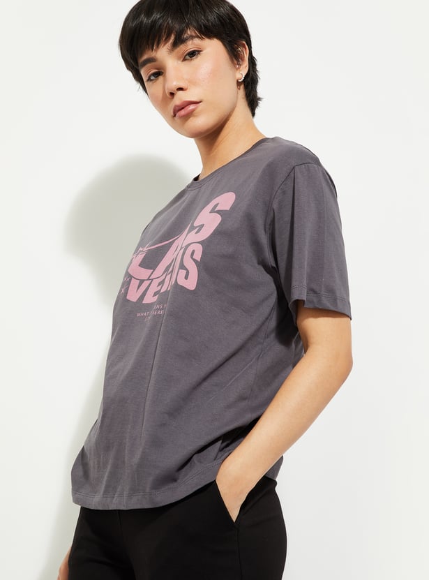 URB_N Women Printed Relaxed Fit T-shirt