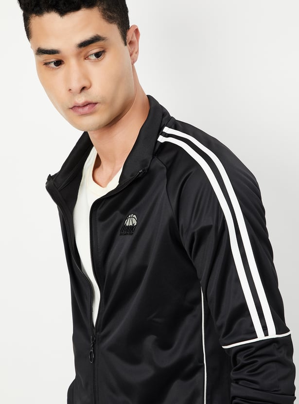 Men Striped Athleisure Sweatshirt