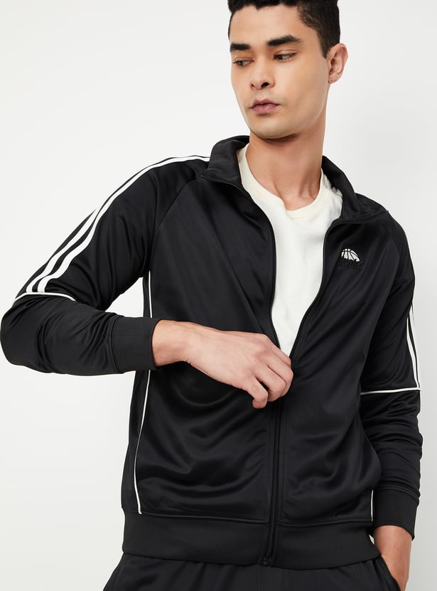Men Striped Athleisure Sweatshirt