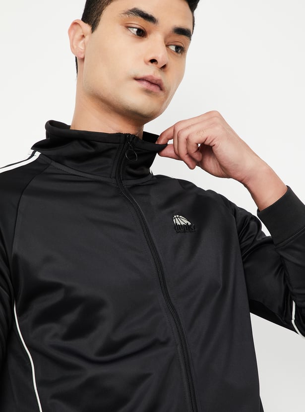 Men Striped Athleisure Sweatshirt