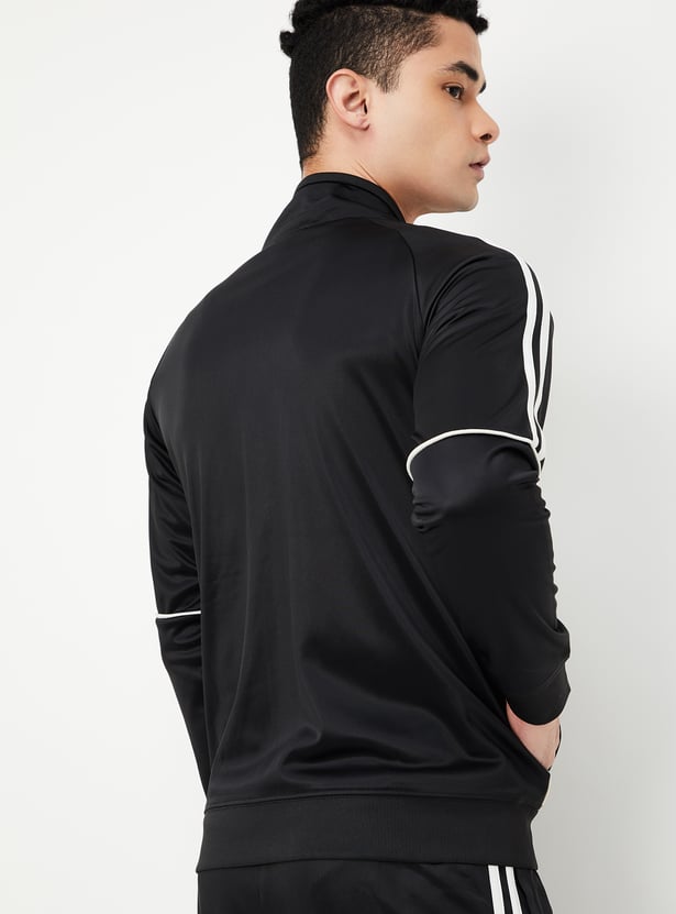 Men Striped Athleisure Sweatshirt