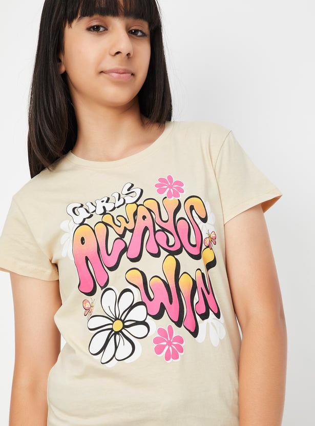 Girls graphic printed t-shirt [ 2-7 years] main image 1