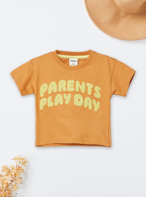 Boys Chenille Embroidered T-shirt