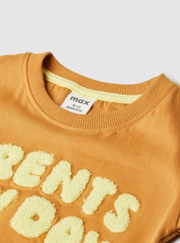 Boys Chenille Embroidered T-shirt