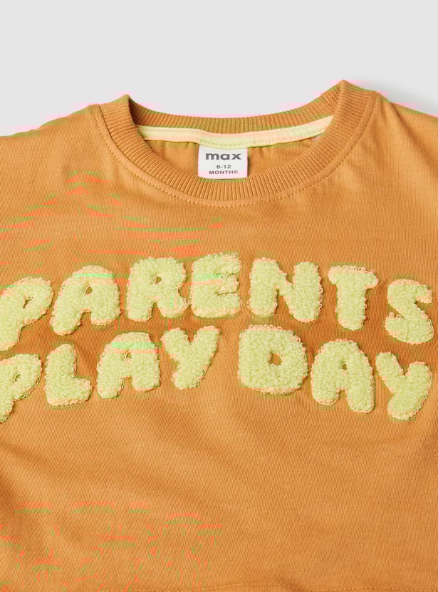 Boys Chenille Embroidered T-shirt